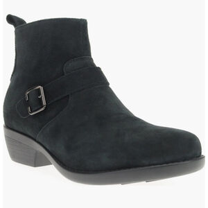 NEW $155 Propet Women's Memphis Round Toe Zippered Casual Boots Ankle Black